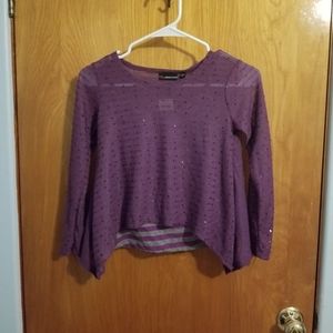 NWT Purple 2pc Shirt